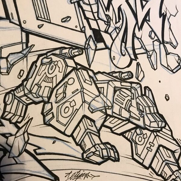 Tranformers Shattered Glass Soundwave Comic Cover Concept Image  (5 of 8)